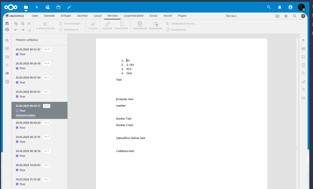 Open and edit office documents directly in Nextcloud
