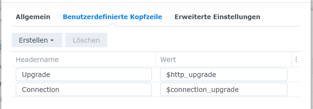 WebSocket erstellen